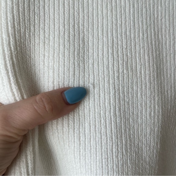 Petal & Pup Aquerelle White Stretch Knit Sweater 12 - Picture 11 of 16